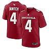 Zennovawear Men's Arizona Cardinals Greg Dortch Cardinal Team Game Jersey