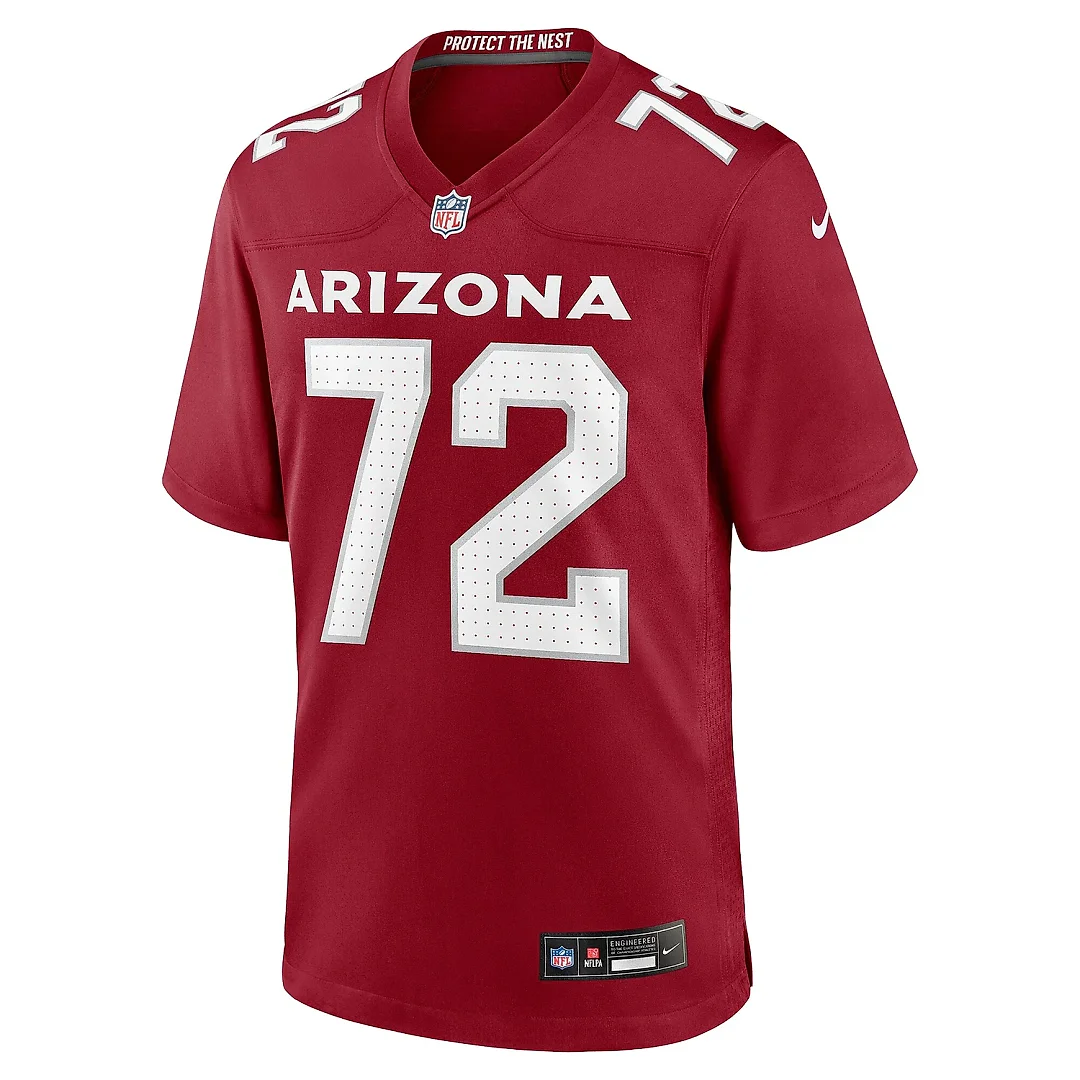 Zennovawear Men's Arizona Cardinals Hjalte Froholdt Cardinal Team Game Jersey