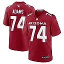Zennovawear Men's Arizona Cardinals Isaiah Adams Cardinal Team Game Jersey