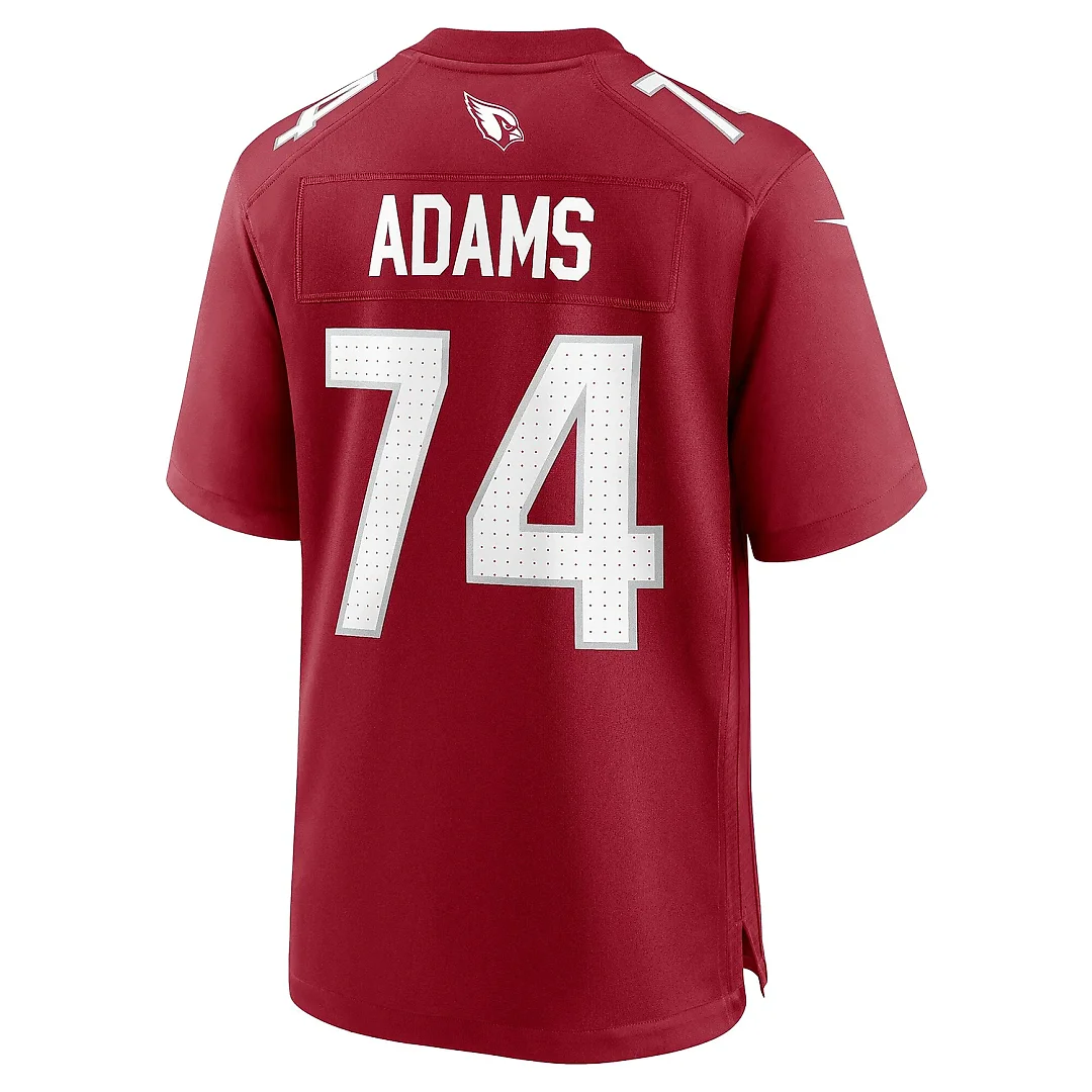 Zennovawear Men's Arizona Cardinals Isaiah Adams Cardinal Team Game Jersey
