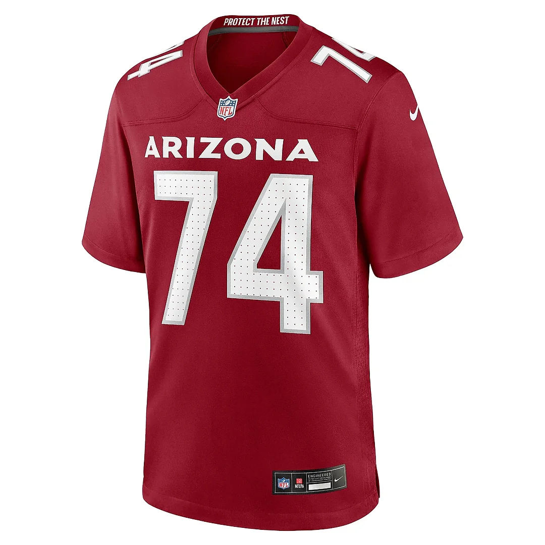 Zennovawear Men's Arizona Cardinals Isaiah Adams Cardinal Team Game Jersey