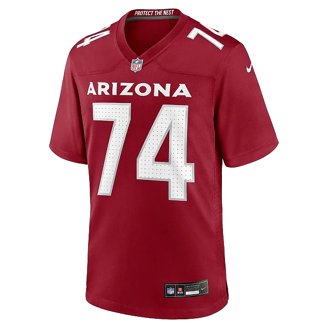 Zennovawear Men's Arizona Cardinals Isaiah Adams Cardinal Team Game Jersey