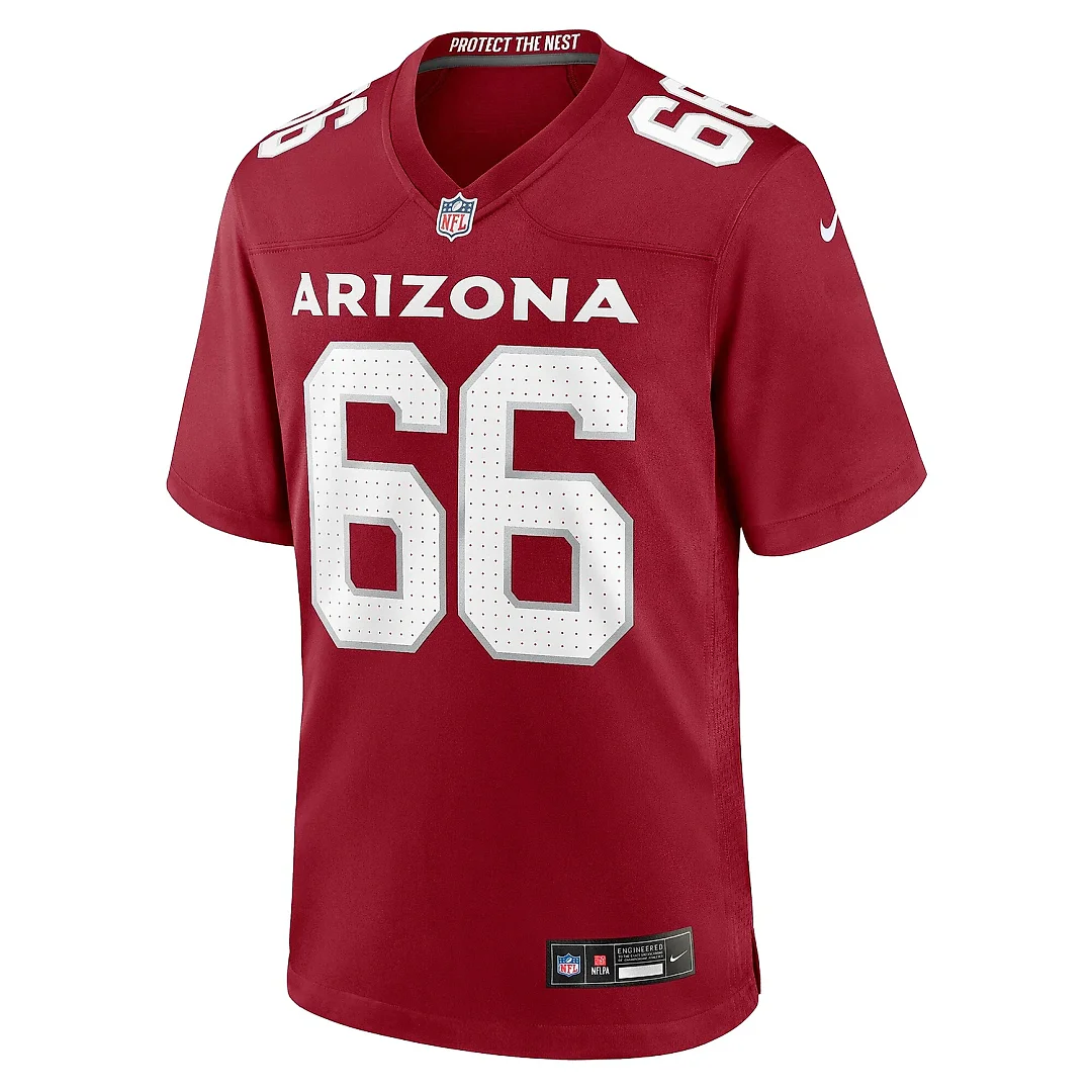 Zennovawear Men's Arizona Cardinals Jackson Barton Cardinal Team Game Jersey