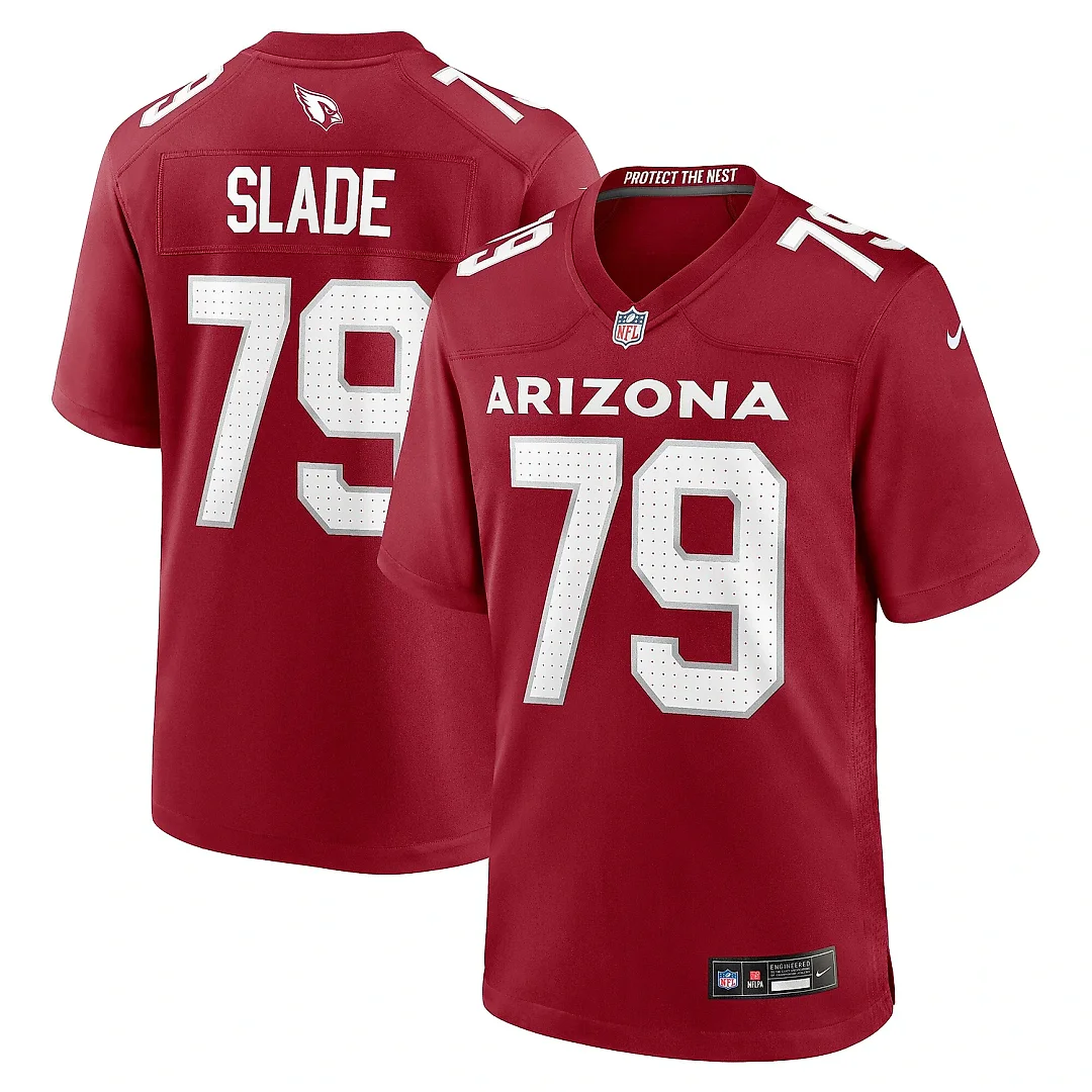 Zennovawear Men's Arizona Cardinals Jacob Slade Cardinal Game Jersey