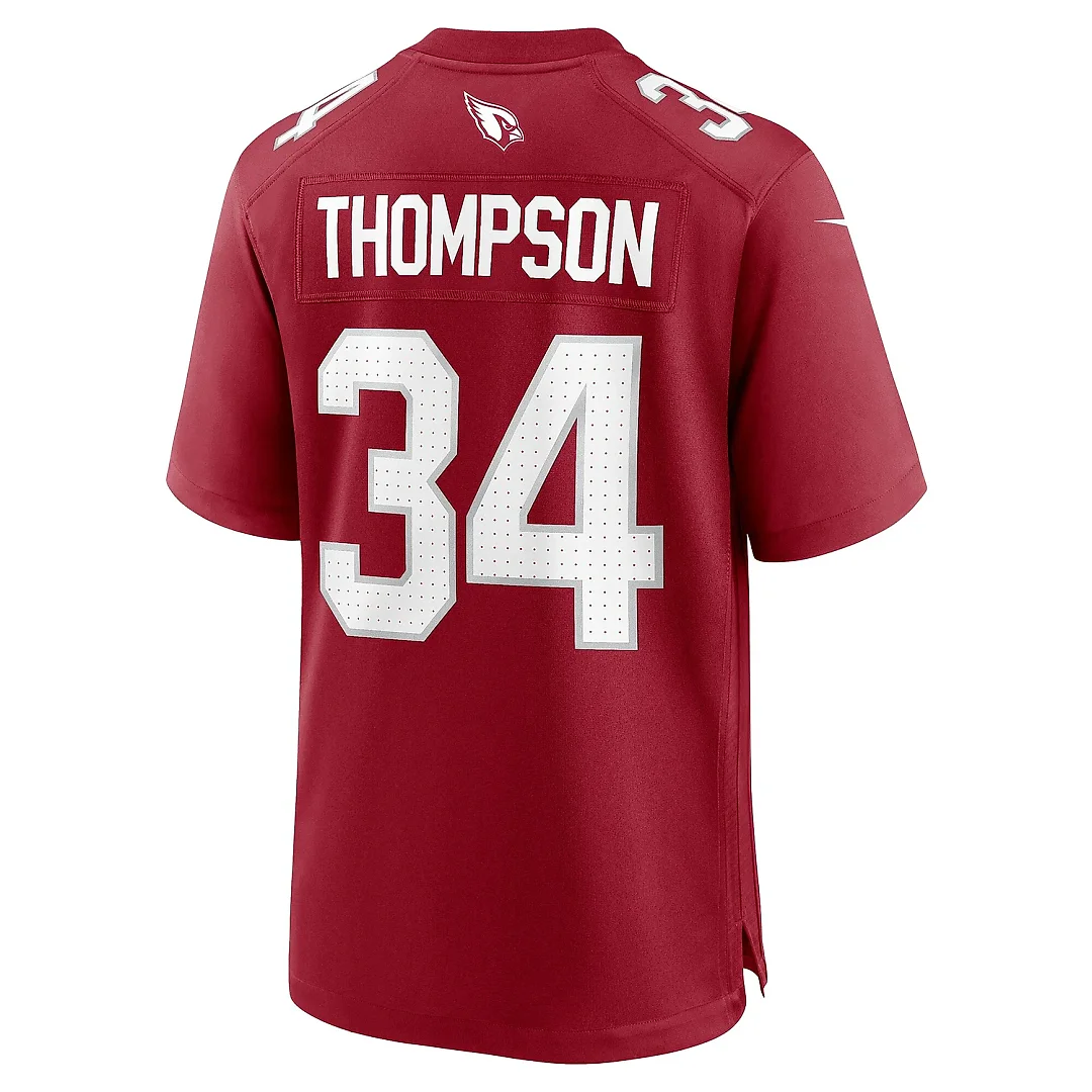Zennovawear Men's Arizona Cardinals Jalen Thompson Cardinal Team Game Jersey