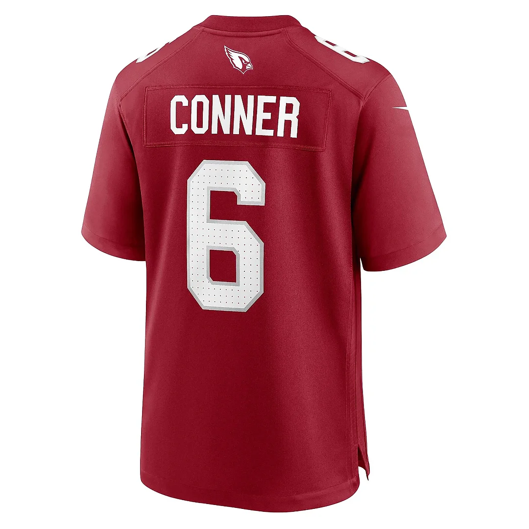 Zennovawear Men's Arizona Cardinals James Conner Cardinal Home Game Jersey