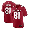 Zennovawear Men's Arizona Cardinals Jeff Smith II Cardinal Game Jersey