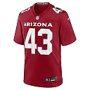 Zennovawear Men's Arizona Cardinals Jesse Luketa Cardinal Team Game Jersey