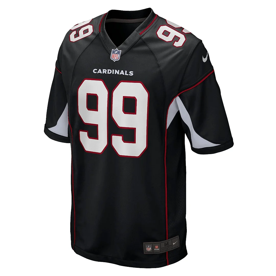 Zennovawear Men's Arizona Cardinals J.J. Watt Black Alternate Game Jersey
