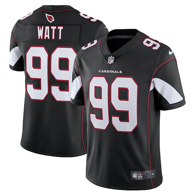 Zennovawear Men's Arizona Cardinals J.J. Watt Black Vapor Limited Jersey