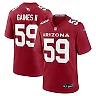 Zennovawear Men's Arizona Cardinals Jon Gaines II Cardinal Team Game Jersey