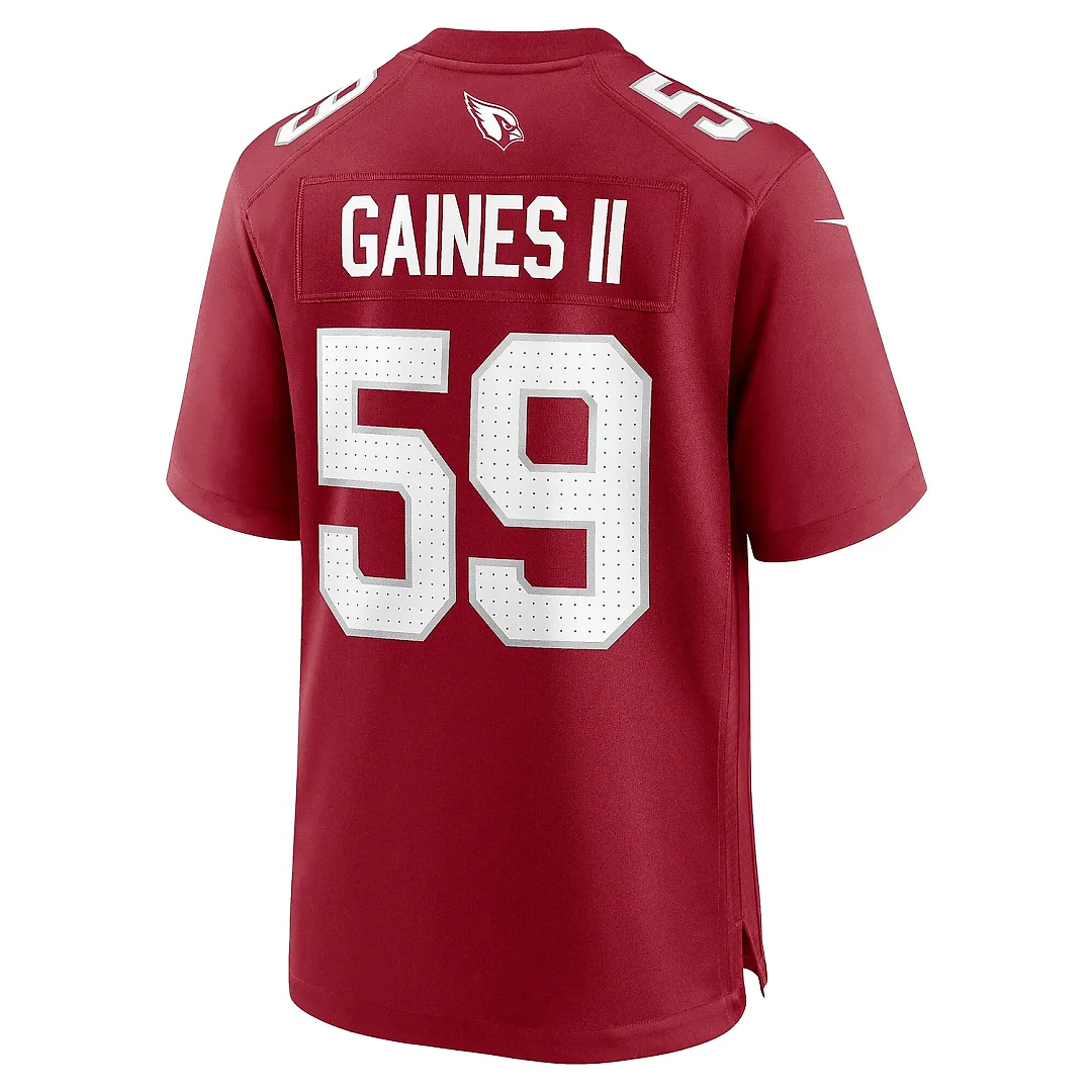 Zennovawear Men's Arizona Cardinals Jon Gaines II Cardinal Team Game Jersey