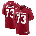 Zennovawear Men's Arizona Cardinals Jonah Williams Cardinal Team Game Jersey