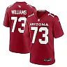 Zennovawear Men's Arizona Cardinals Jonah Williams Cardinal Team Game Jersey