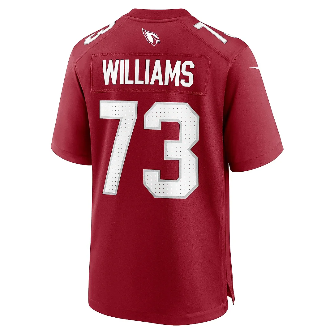 Zennovawear Men's Arizona Cardinals Jonah Williams Cardinal Team Game Jersey