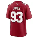 Zennovawear Men's Arizona Cardinals Justin Jones Cardinal Team Game Jersey