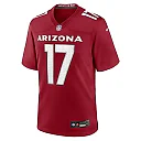 Zennovawear Men's Arizona Cardinals Kaden Davis Cardinal Team Game Jersey