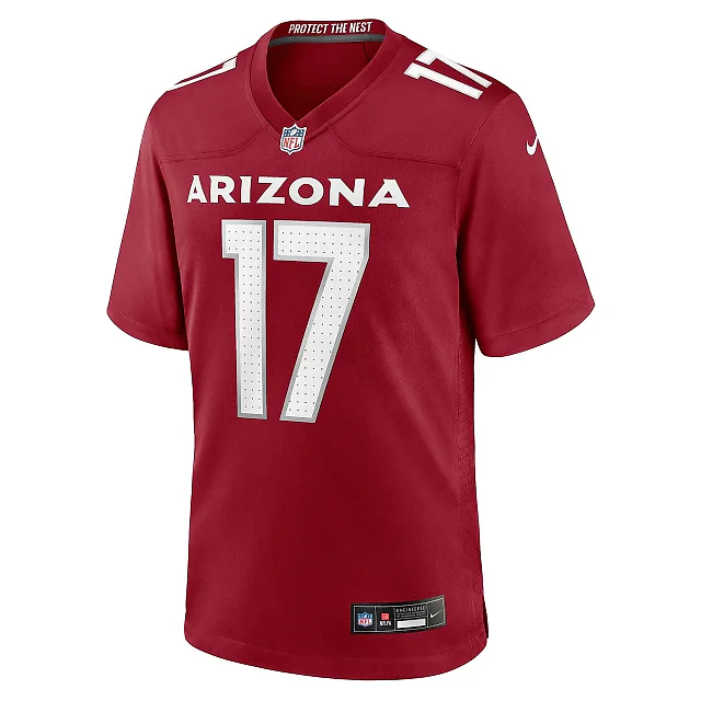 Zennovawear Men's Arizona Cardinals Kaden Davis Cardinal Team Game Jersey