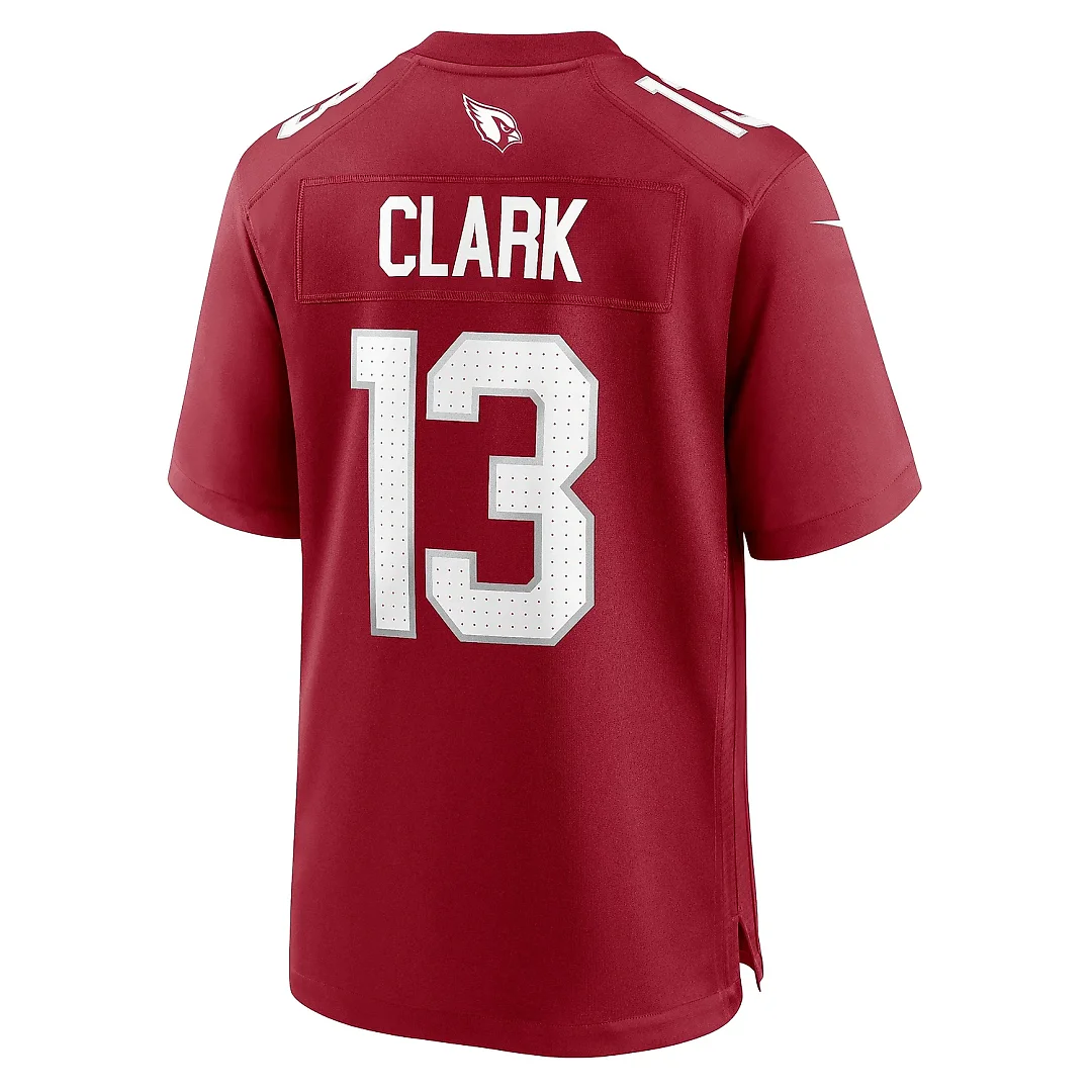 Zennovawear Men's Arizona Cardinals Kei'Trel Clark Cardinal Game Jersey