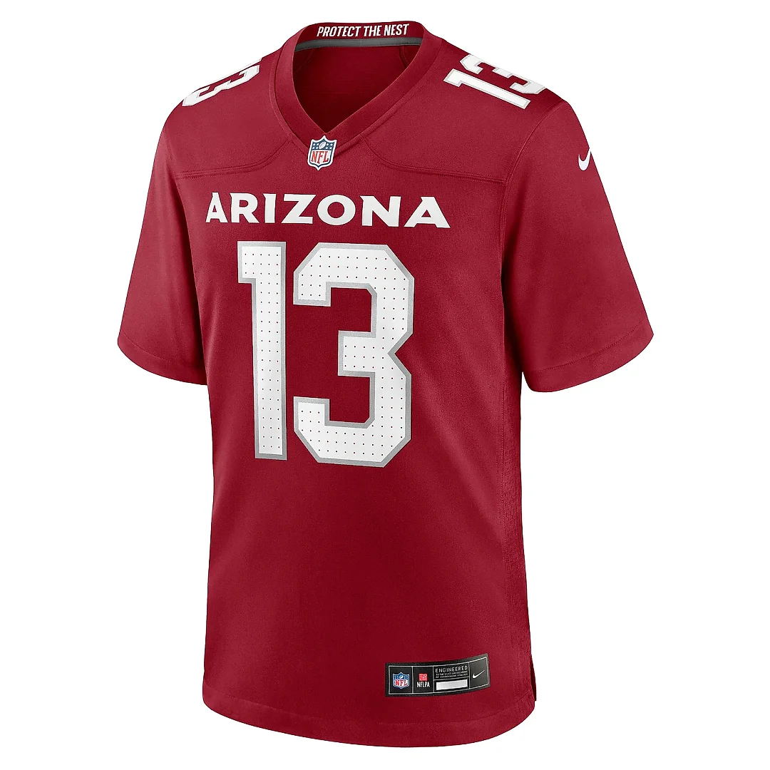 Zennovawear Men's Arizona Cardinals Kei'Trel Clark Cardinal Game Jersey