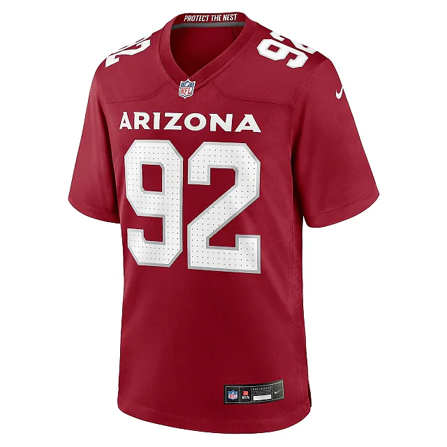 Zennovawear Men's Arizona Cardinals Kevin Strong Cardinal Game Player Jersey