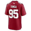 Zennovawear Men's Arizona Cardinals Khyiris Tonga Cardinal Team Game Jersey