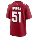 Zennovawear Men's Arizona Cardinals Krys Barnes Cardinal Team Game Jersey
