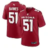 Zennovawear Men's Arizona Cardinals Krys Barnes Cardinal Team Game Jersey