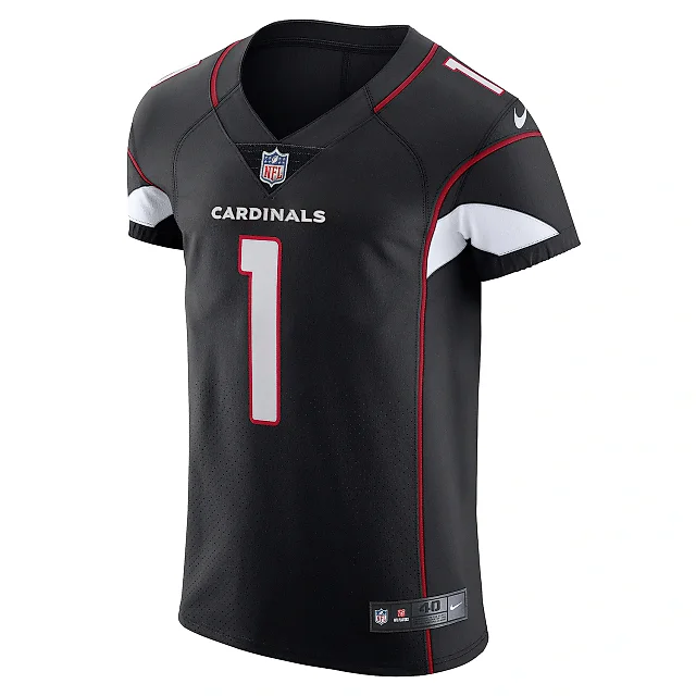 Zennovawear Men's Arizona Cardinals Kyler Murray Black Alternate Vapor Elite Jersey