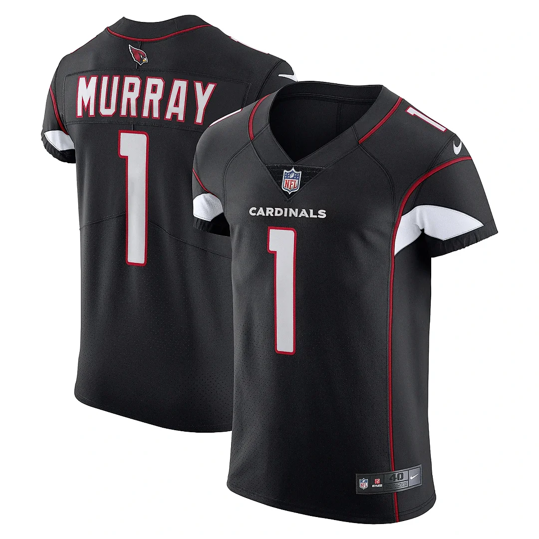 Zennovawear Men's Arizona Cardinals Kyler Murray Black Alternate Vapor Elite Jersey
