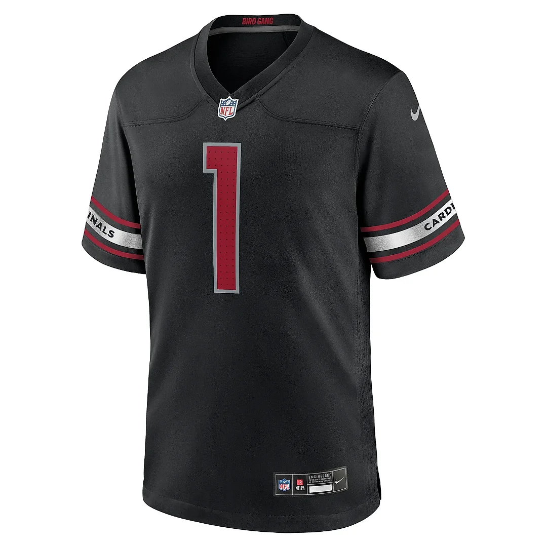 Zennovawear Men's Arizona Cardinals Kyler Murray Black Game Jersey