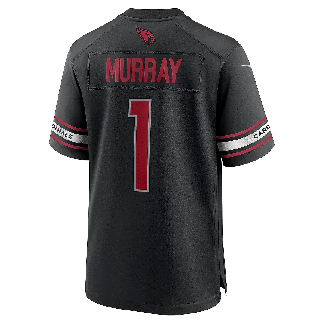 Zennovawear Men's Arizona Cardinals Kyler Murray Black Game Jersey