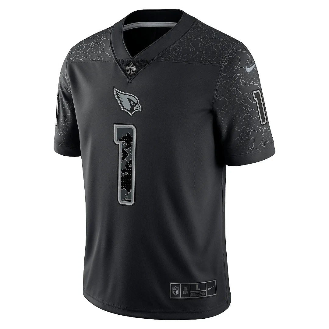 Zennovawear Men's Arizona Cardinals Kyler Murray Black RFLCTV Limited Jersey