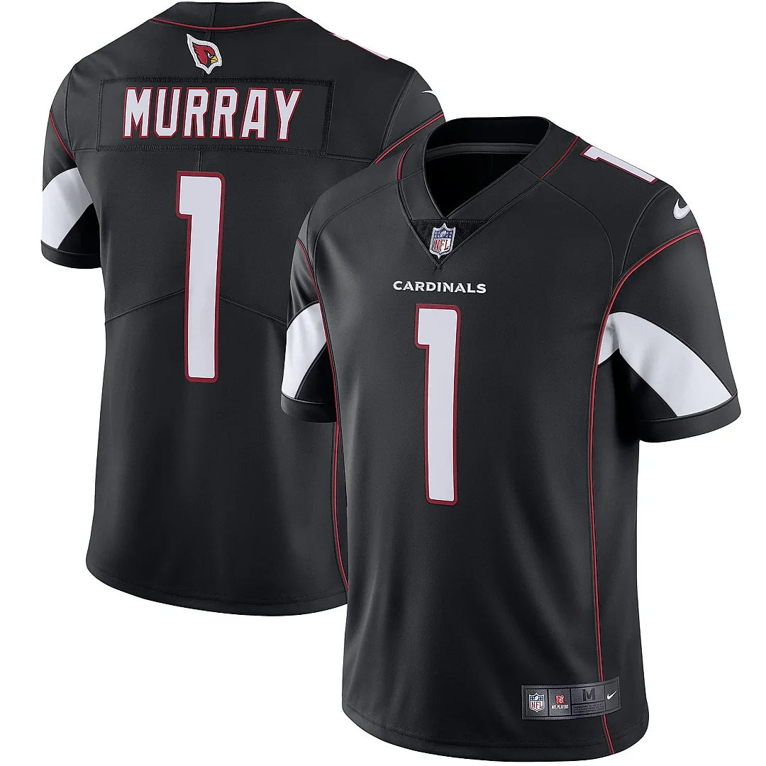Zennovawear Men's Arizona Cardinals Kyler Murray Black Vapor Limited Jersey