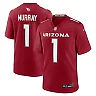 Zennovawear Men's Arizona Cardinals Kyler Murray Cardinal Game Player Jersey