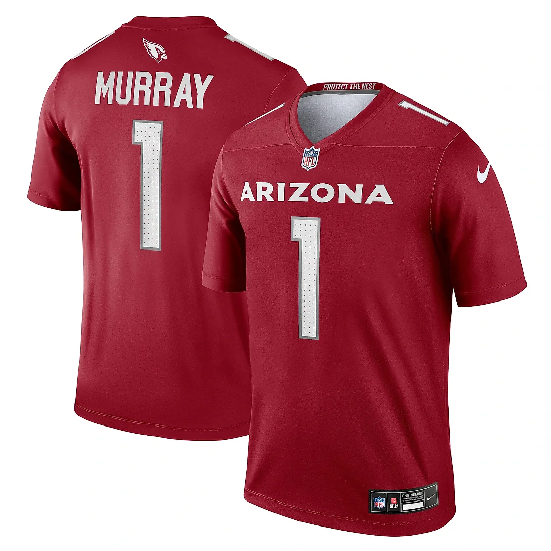Zennovawear Men's Arizona Cardinals Kyler Murray Cardinal Team Legend Player Performance Top