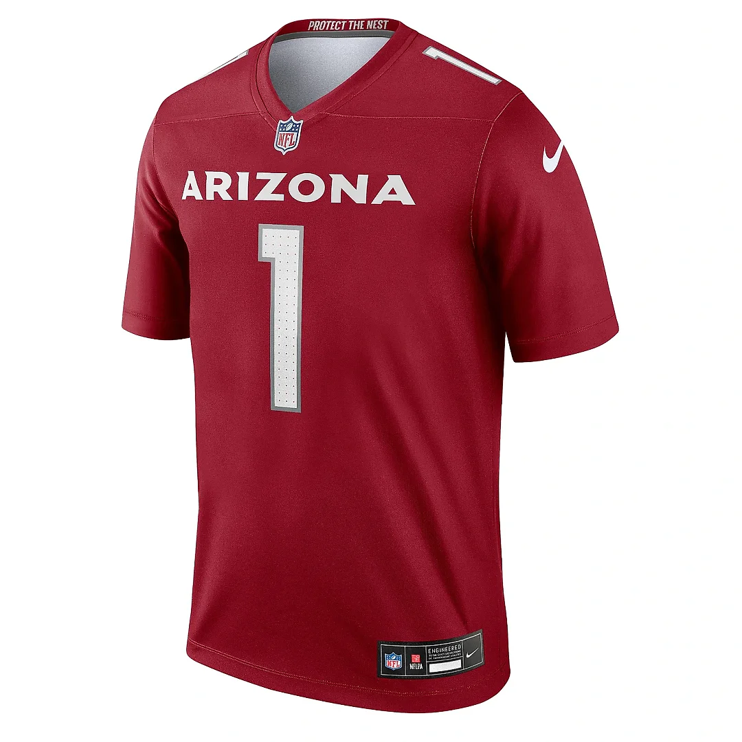 Zennovawear Men's Arizona Cardinals Kyler Murray Cardinal Team Legend Player Performance Top