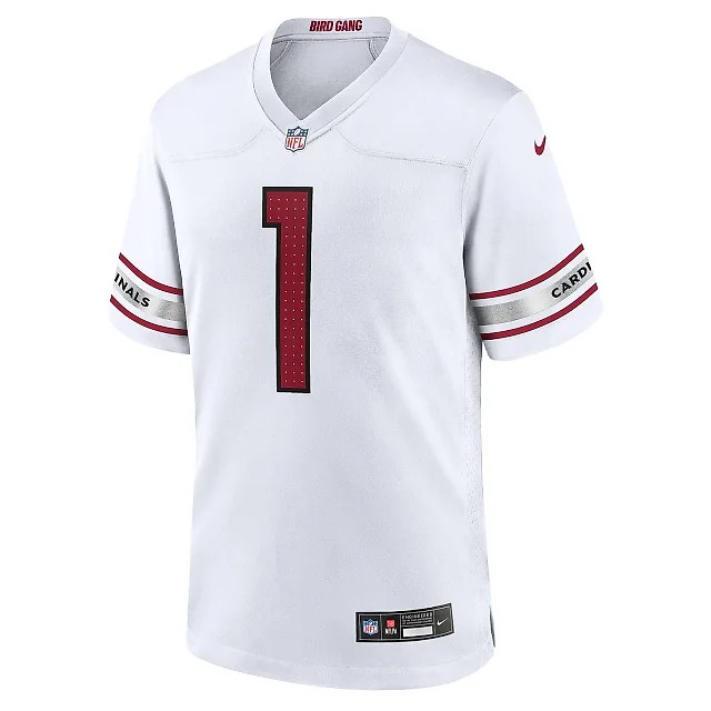 Zennovawear Men's Arizona Cardinals Kyler Murray White Game Player Jersey