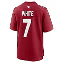 Zennovawear Men's Arizona Cardinals Kyzir White Cardinal Team Game Jersey