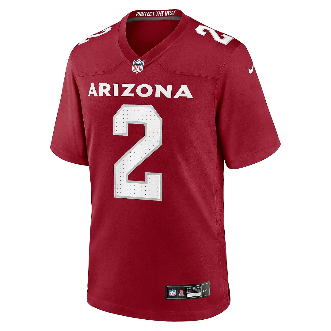 Zennovawear Men's Arizona Cardinals Mack Wilson Cardinal Game Jersey