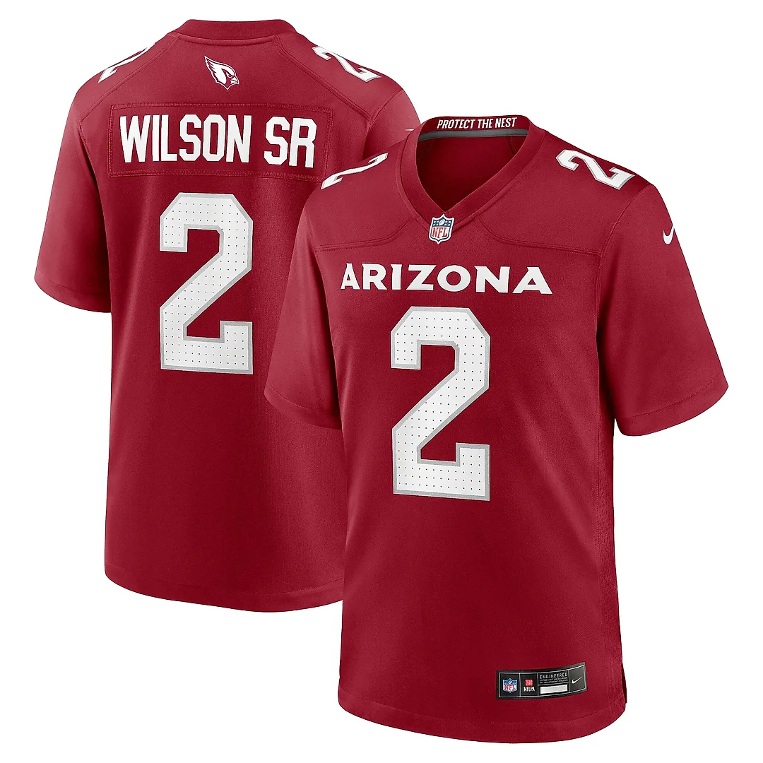 Zennovawear Men's Arizona Cardinals Mack Wilson Sr. Cardinal Team Game Jersey