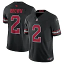 Zennovawear Men's Arizona Cardinals Marquise Brown Black Vapor F.U.S.E. Limited Jersey