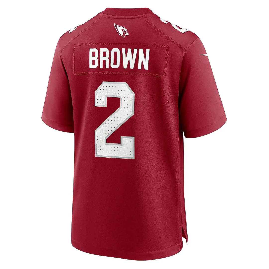 Zennovawear Men's Arizona Cardinals Marquise Brown Cardinal Home Game Jersey