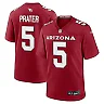 Zennovawear Men's Arizona Cardinals Matt Prater Cardinal Team Game Jersey