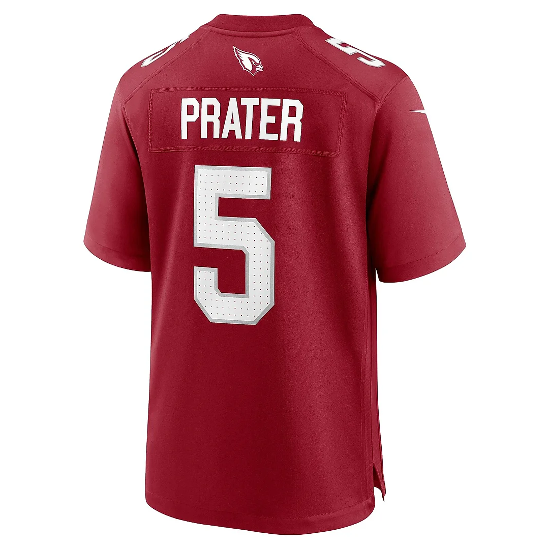 Zennovawear Men's Arizona Cardinals Matt Prater Cardinal Team Game Jersey