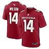 Zennovawear Men's Arizona Cardinals Michael Wilson Cardinal Team Game Jersey