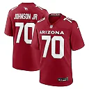 Zennovawear Men's Arizona Cardinals Paris Johnson Jr. Cardinal Game Jersey