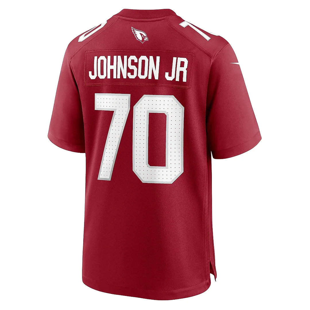 Zennovawear Men's Arizona Cardinals Paris Johnson Jr. Cardinal Game Jersey
