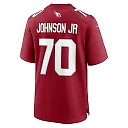Zennovawear Men's Arizona Cardinals Paris Johnson Jr. Cardinal Game Jersey