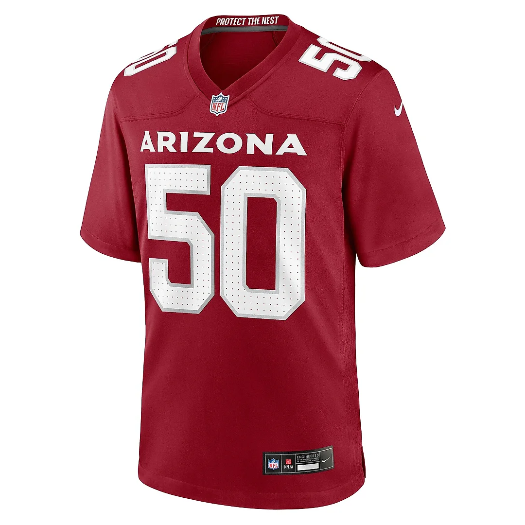 Zennovawear Men's Arizona Cardinals Pat Elflein Cardinal Team Game Jersey